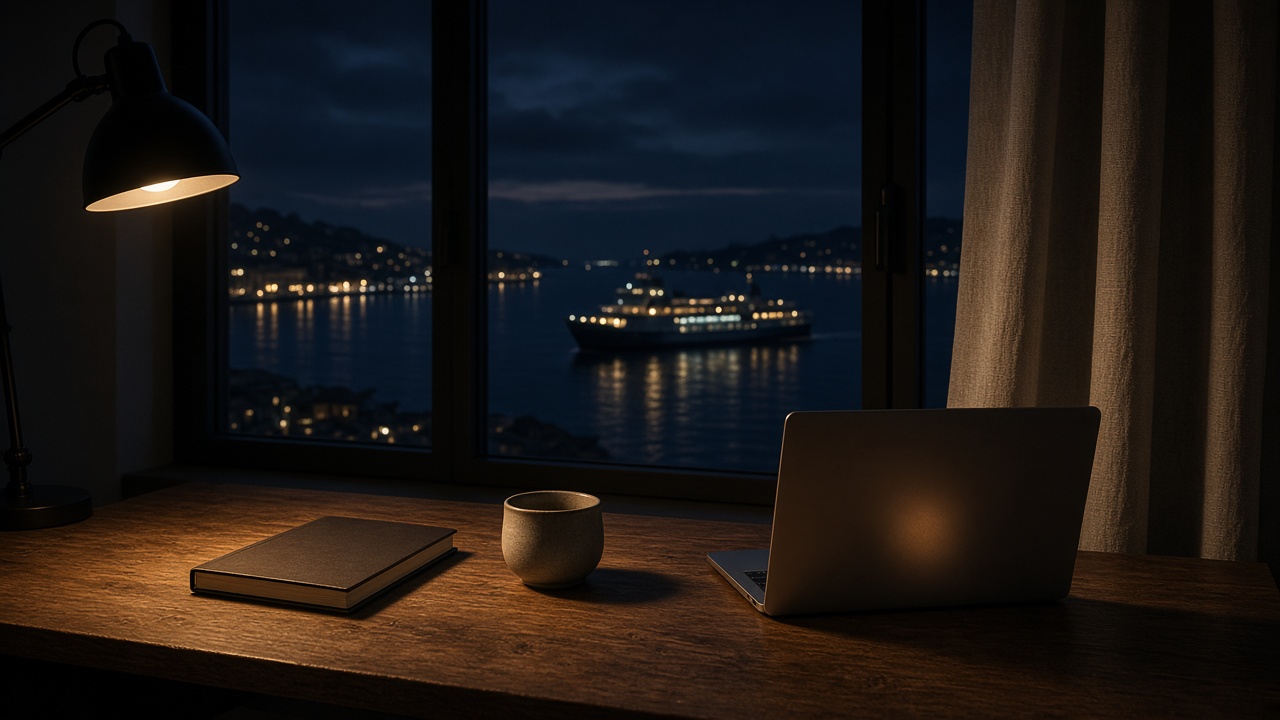 面向港湾的夜间工作台,适合理解独立浏览器环境